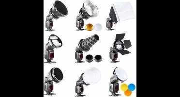 Bresser Accessoireset voor Speedlite Flitser BR-SET 9-delig