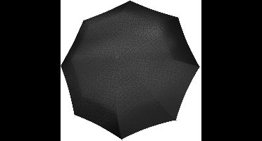 Reisenthel Umbrella Pocket Duomatic Opvouwbare Paraplu - ø 97 cm - Signature Black Hotprint Zwart