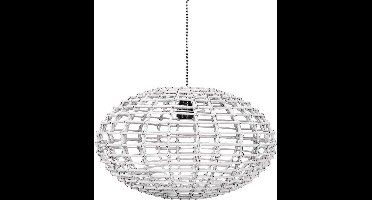 Kidsdepot hanglamp Pumpkin rotan white