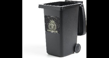 Container sticker Aap - Poster - Ruimte - 40x40 cm - Kliko sticker