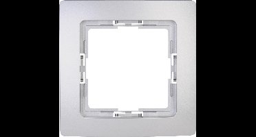 Kopp Paris Afdekraam - 1 Voudig - Zilver - 83 x 83 x 10 mm