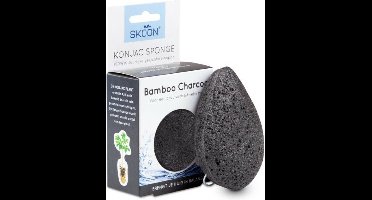 Konjac spons - Bamboo Charcoal