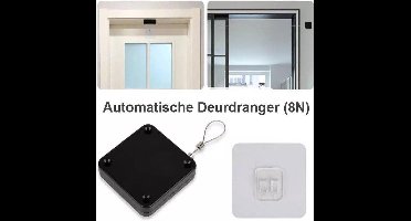 2 x Zwarte Automatische Deursluiter - Zwart - Deurdranger - Zelfsluitend - Deur - Zelfsluitende Deuren - Schuifdeur Dranger - Verdekte Montage