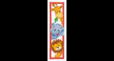 Vervaco - Bladwijzer kit - Dieren van de zoo - PN-0011278 - Borduren - Borduurpakket - Borduurpakket volwassenen - Borduurpakket kind