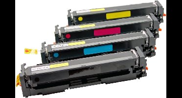 Set 4x ABC huismerk toner geschikt voor Canon 054 054H voor I-Sensys LBP-620 Series LBP-621CW LBP-623CDW LBP-640C LBP-640 MF-640C MF-640 Series MF-641CN MF-641CW MF-642CDW MF-643CDW MF-644CDW MF-645CX