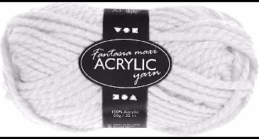 Wit maxi acryl garen 35 meter