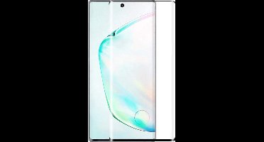 Ntech Screenprotector Geschikt voor Samsung Galaxy Note 10 Plus full cover Screenprotector - Zwart