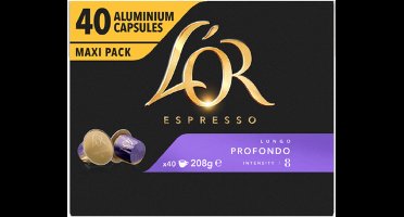 L'OR Espresso Koffiecups Profondo - 40 stuks