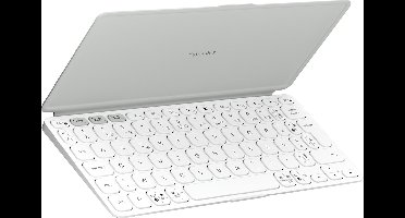 Logitech Keys To Go 2 - Draadloos Tablettoetsenbord - Bluetooth - Azerty FR - Pale Grey