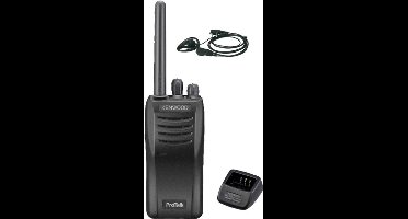 Kenwood TK-3501 met D-shape oortje en tafellader