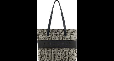bugatti Leren Schoudertas Elea Ladies Bag Black Beige