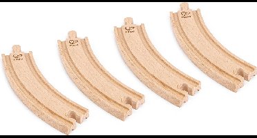 Lange gebogen rails