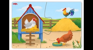 HABA 10 puzzels - Op de boerderij