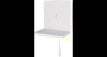 TRIO FAIRFIELD - Wandlamp - Wit mat - incl. 1x SMD 9W - USB-poort met oplaadfunctie - Dimschakelaar - Wandmontage - Niet extern dimbaar - Inductief laadstation - Geschikt voor vaste montage of stekker - USB-C-aansluiting met oplaadfunctie