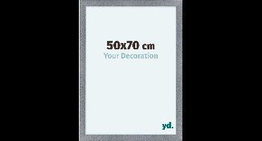 Your Decoration - Fotolijst 50x70 cm - MDF - Aluminium Geborsteld - Como