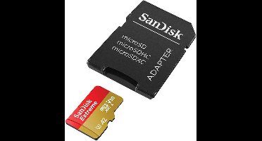 SANDISK Extreme - MicroSDXC - 256GB - Inclusief SD Adapter