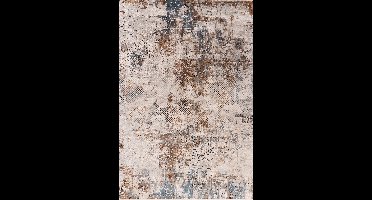 Rugsman Onyx 13 Vloerkleed - 160 x 230 cm - Veelkleurigcolor - Rechthoekig, Loper, Rond - Acryl, Bamboozijde, Katoen - Eetkamer, Woonkamer - Abstract - Design, Modern