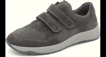 Waldläufer Heren Klittenbandschoen - 662301-301-696 Grijs - Wijdte K - Maat 9½ (44)