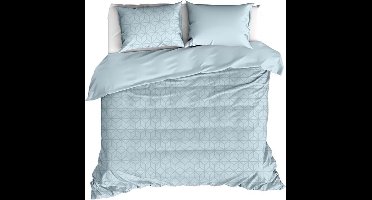 De Witte Lietaer Skyscraper Dekbedovertrek - Extra breed - 260x200/240 cm - Ice Blue