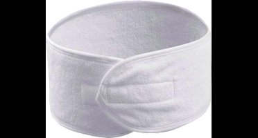 New Age Devi - Upgrade je schoonheidsroutine met onze verstelbare badstof hoofdband - perfect voor make-up en professioneel gebruik - 2 stuks in witte badstof voor premium comfort!