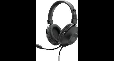 Trust HS-250 Over Ear headset Computer Kabel Stereo Zwart