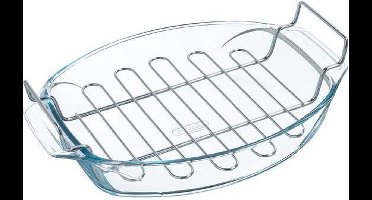 Ovenschaal Pyrex Irresistible Transparant Glas (39 x 27 cm)