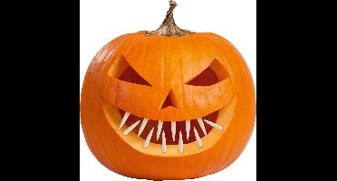 Amscan Tandenset Pompoen Wit 12 Stuks