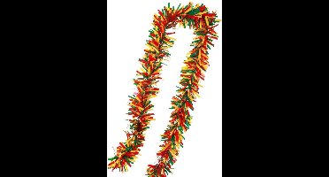 PVC slinger brandvertragend rood - geel -groen 10 meter guirlande - carnaval -BRANDVEILIG - WINSTPAKKER