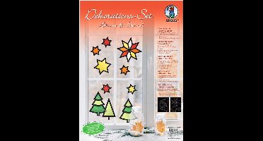URSUS 21750099, Meerkleurig, Raam, Glas, Kerstmis