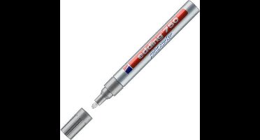 edding Lakmarker 750 2 - 4 mm, zilver (doos 10 stuks)