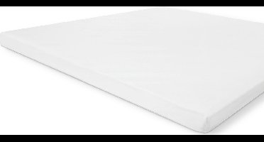 Byrklund Molton Hoeslaken Topper - Molton 180x200 - 80% Katoen / 20% Polyester - Wit