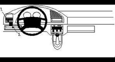 Brodit ProClip houder geschikt voor Citroën Berlingo- Peugeot Partner 1997-2002 Left mount