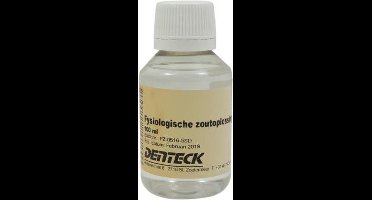 Fysiologische zoutoplossing 0,9% 100ml Degros - Transparant - Vloeistof - Heeft een reinigende werking bij huidbeschadigingen