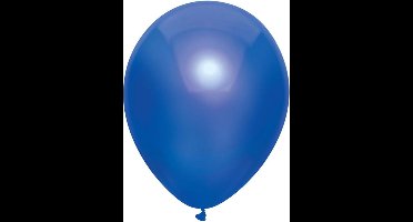 Metallic Ballonnen Donker Blauw : 100 Stuks