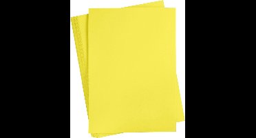 Gekleurd Karton, A2 420x594mm sun yellow, 100 vel | Knutselkarton