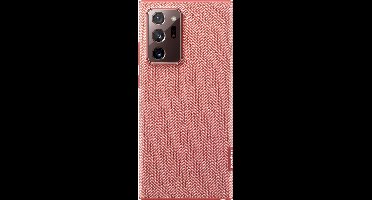 Samsung Kvadrat Hoesje - Voor Samsung Galaxy Note 20 Ultra - Rood