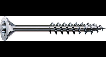 Universele schroef, 5 x 100 mm, 90 St, Deeldraad, Verzonken kop, T-STAR plus T20, 4CUT, WIROX - 8000000277030