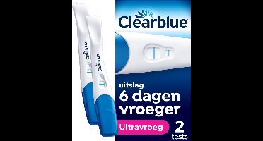 Clearblue Zwangerschapstest Ultravroeg - 6 x 2 stuks - Voordeelverpakking