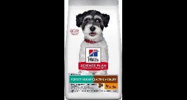 Hill's Science Plan Perfect Weight & Active Mobility Small & Mini Adult Hondenvoer met Kip 6kg