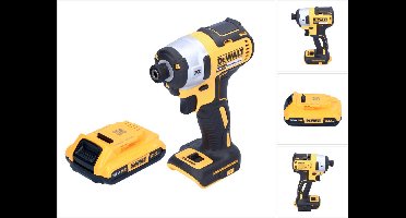 DeWalt DCF 887 N accu-slagschroevendraaier 18 V 205 Nm 1/4" borstelloos + 1x accu 2,0 Ah - zonder oplader