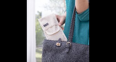 Innovagoods Houten Make Up Borstels - Set van 5 - Met Draagtas