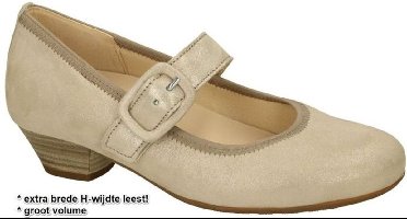 Gabor -Dames - beige - pumps & hakschoenen - maat 35.5