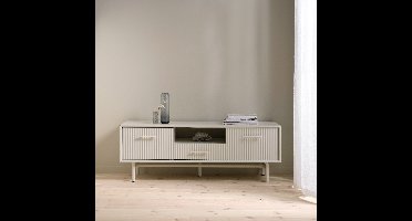Tv-Meubel Greige Metaal - 140x45x50cm - Palma - Giga Living