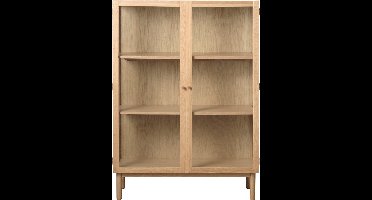 Kast Naturel Eikenhout - 2 Planken - Gewicht 46kg - 100x40x140cm