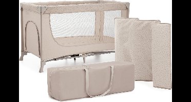 Kinderkraft JOY 2 - Reisbed 2-in-1 - Voor baby's tot 15 kg - Snel en eenvoudig inklapbaar - Beige