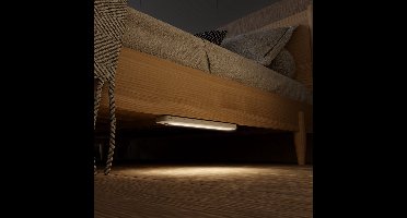 Calex LED Oplaadbare Bedverlichting - Set van 2 Stuks - met bewegingssensor - Uitstapverlichting - Accu - magneet of dubbelzijde tape -- Eenvoudige Installatie