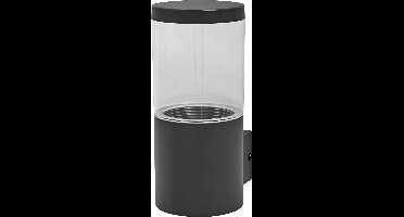 LEDVANCE ENDURA CLASSIC EBRO WALL buitenlantaarn, wandlamp, donkergrijs, edelstaal, snelle installatie, beschermingsklasse IP44, roestvrij staal, buitengebruik