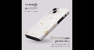 MIO MagSafe Apple iPhone 15 Plus / 14 Plus Hoesje | Hard Shell Back Cover | Geschikt voor MagSafe | White Roses
