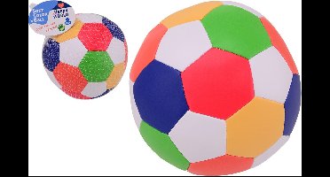 Happy World zachte bal, multi color 15 cm. 0+