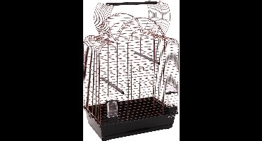 PARKIETENKOOI BIZET KOPER ZWART 54X 34X74.5cm